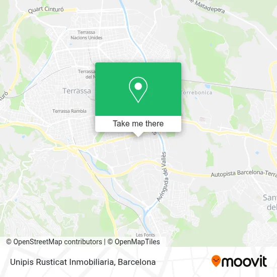 Unipis Rusticat Inmobiliaria map