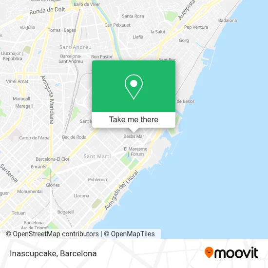 Inascupcake map