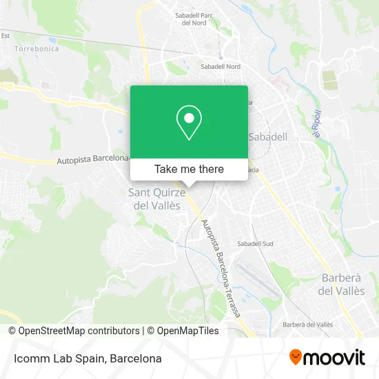 Icomm Lab Spain map