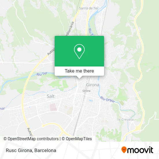 Rusc Girona map