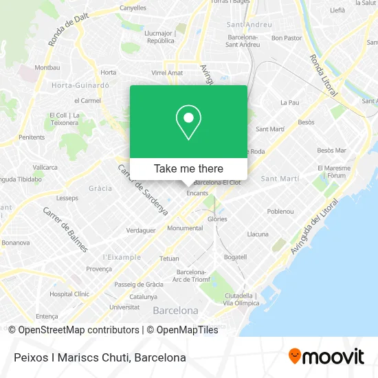 Peixos I Mariscs Chuti map