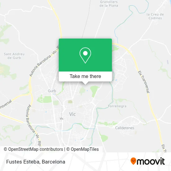 Fustes Esteba map
