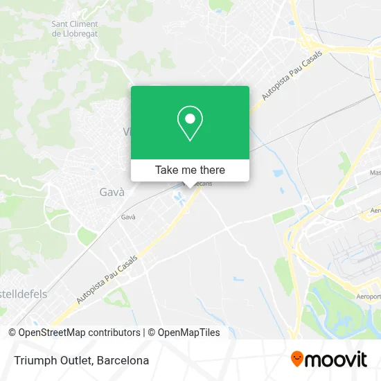 Triumph Outlet map