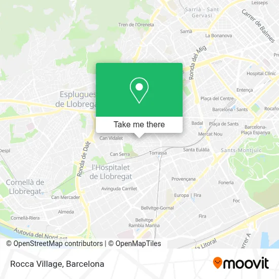 Rocca Village map
