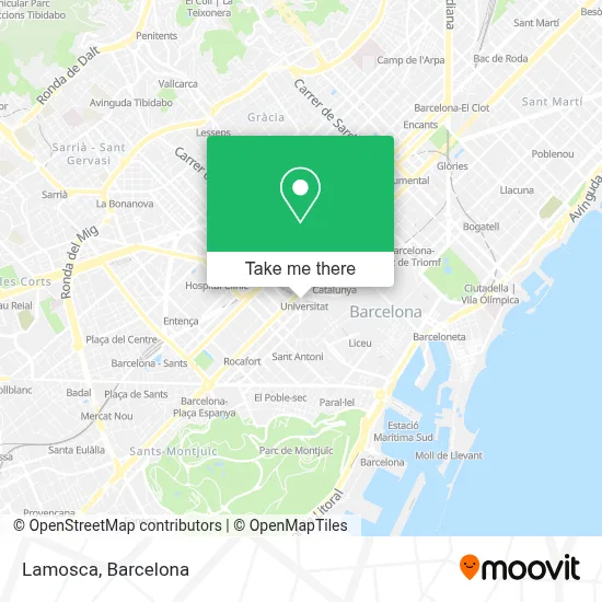 Lamosca map