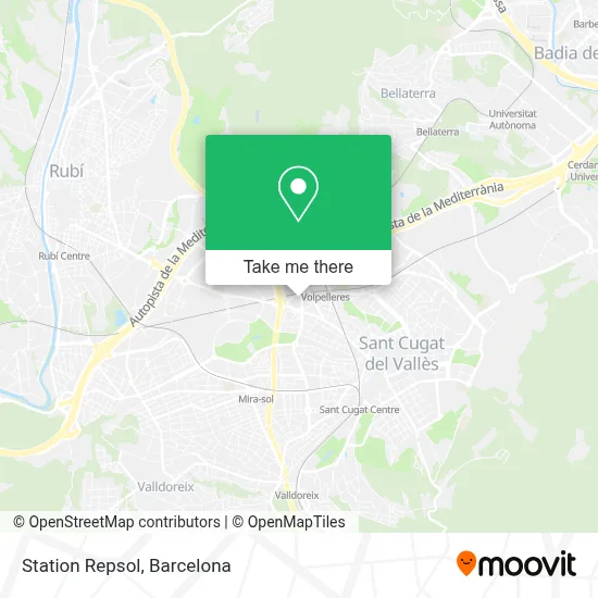 Station Repsol map
