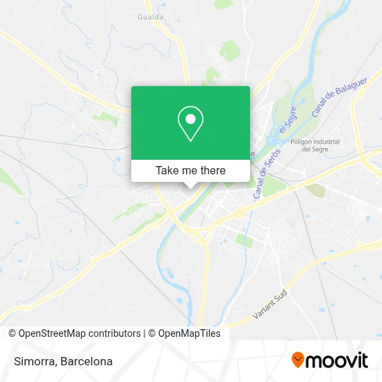 Simorra map