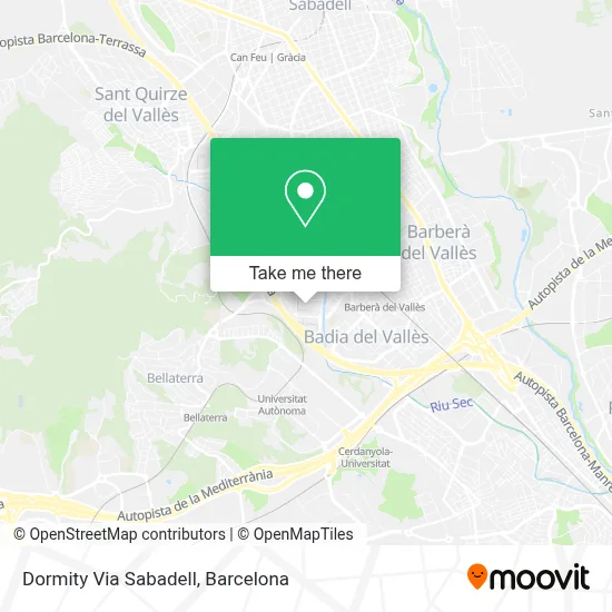 Dormity Via Sabadell map