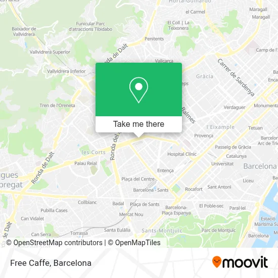 Free Caffe map