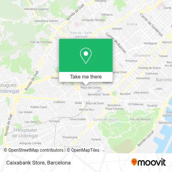 Caixabank Store map