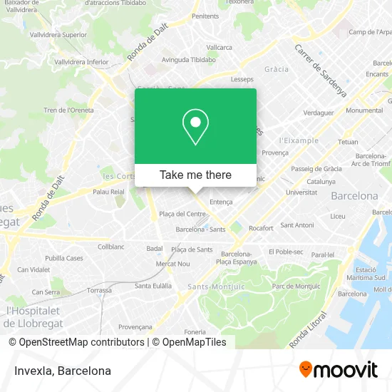 Invexla map