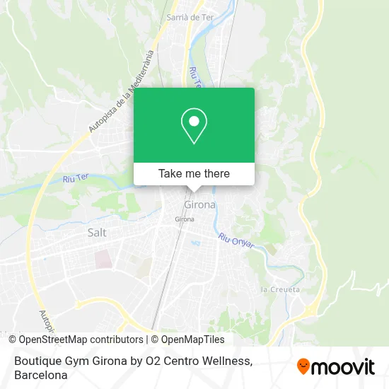 Boutique Gym Girona by O2 Centro Wellness map