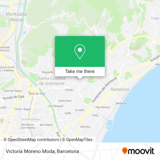 Victoria Moreno Moda map