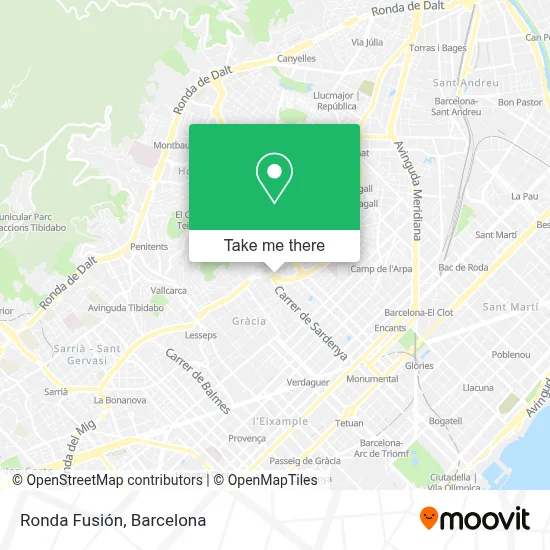 Ronda Fusión map