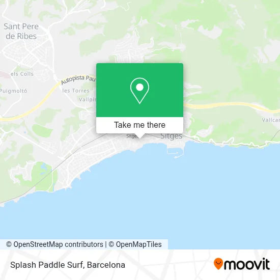 Splash Paddle Surf map