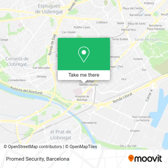 Promed Security map