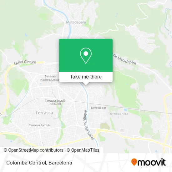 Colomba Control map