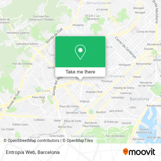Entropía Web map