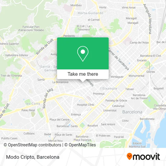 Modo Cripto map