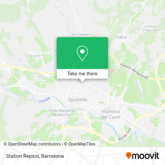 Station Repsol map