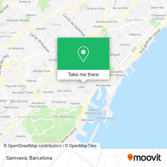 Samvava map