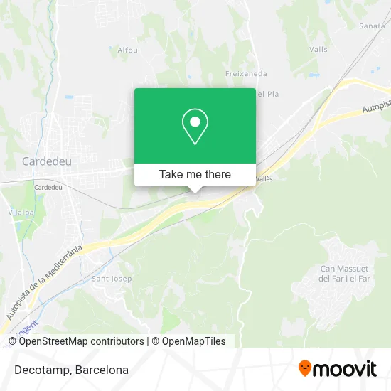 Decotamp map