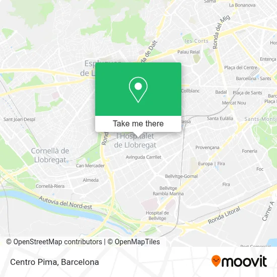 Centro Pima map
