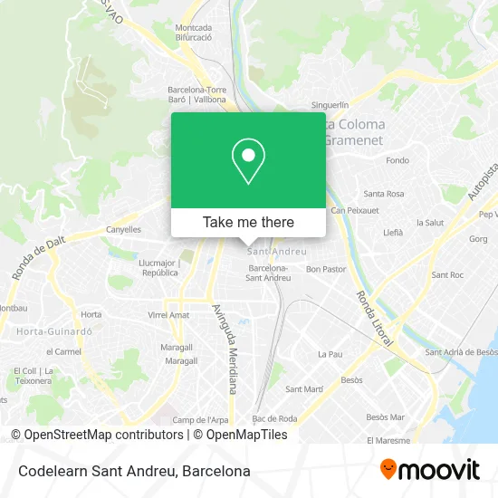 Codelearn Sant Andreu map