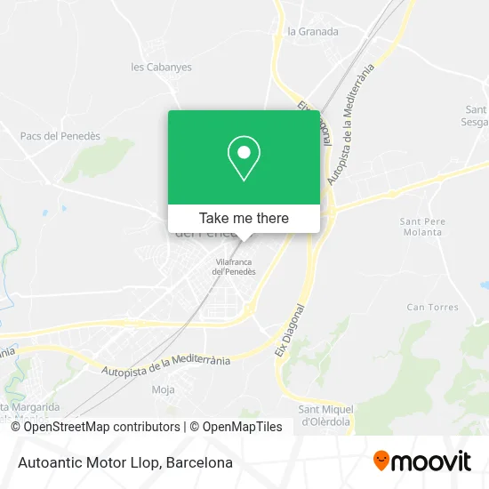 Autoantic Motor Llop map
