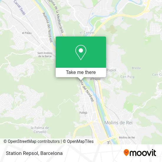 Station Repsol map