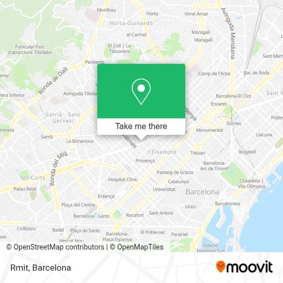 mapa Rmit