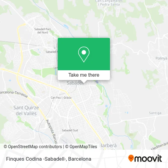 Finques Codina -Sabadell- map