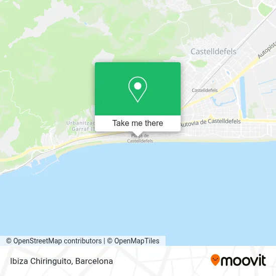 Ibiza Chiringuito map