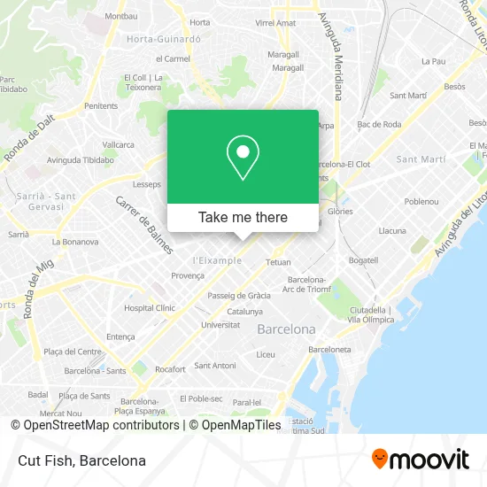 Cut Fish map