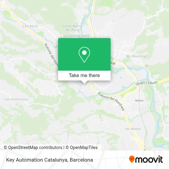 Key Automation Catalunya map