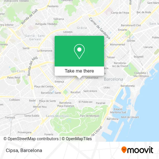 Cipsa map