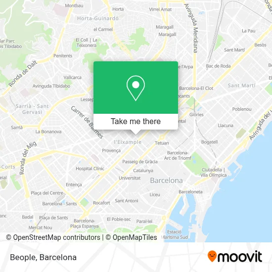Beople map