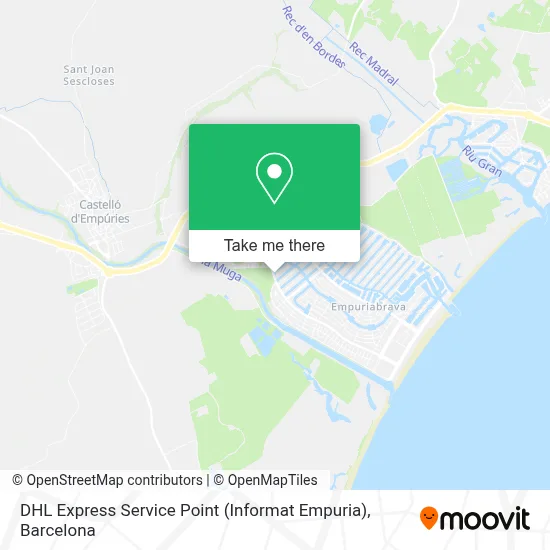 DHL Express Service Point (Informat Empuria) map