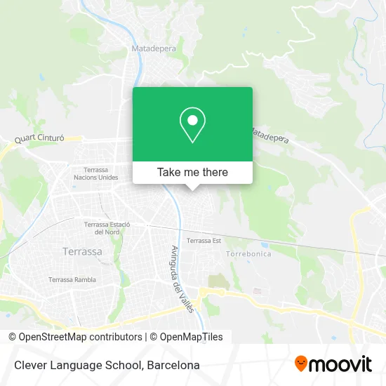 Clever Language School map