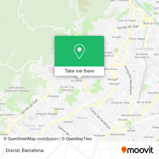 Disroil map