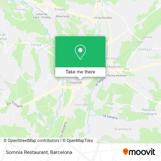 Somnia Restaurant map