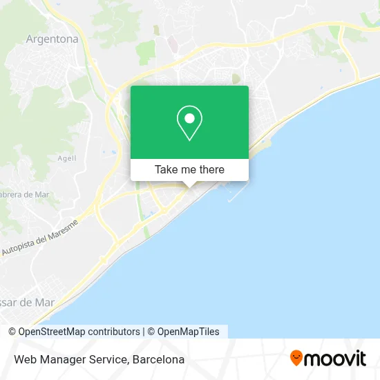 Web Manager Service map