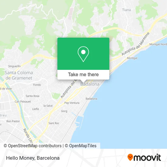 Hello Money map