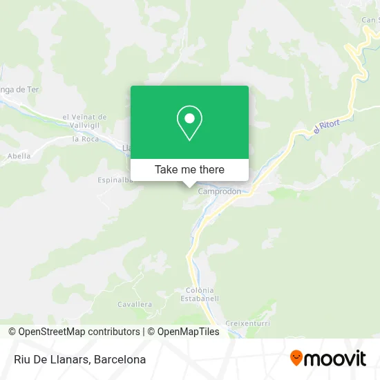 Riu De Llanars map