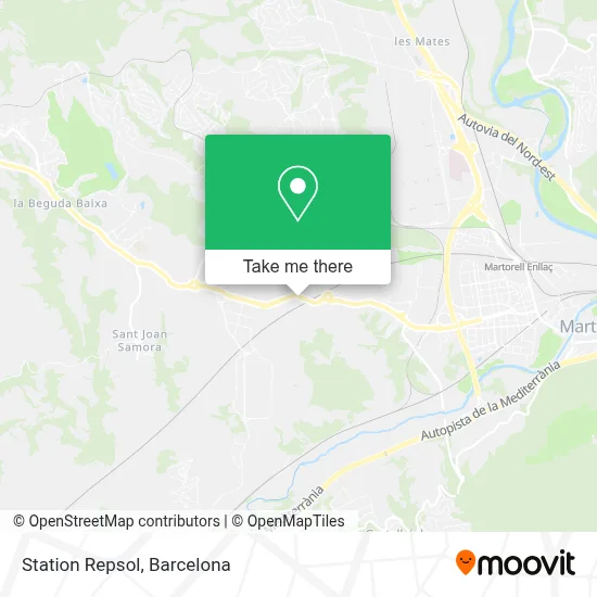 Station Repsol map