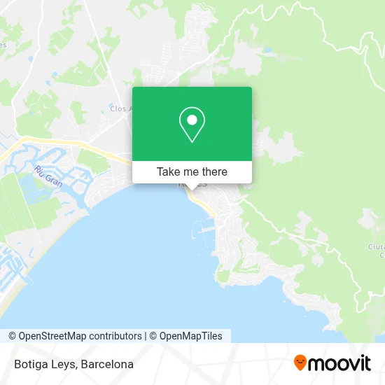 Botiga Leys map