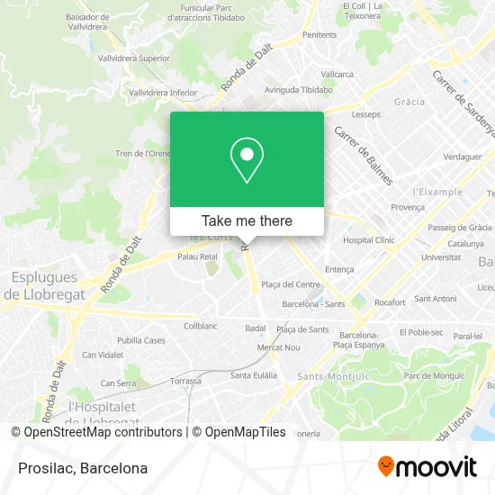 Prosilac map