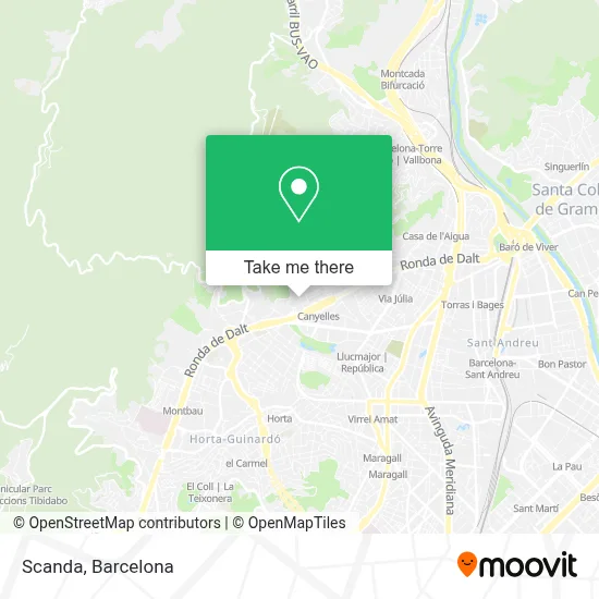 Scanda map