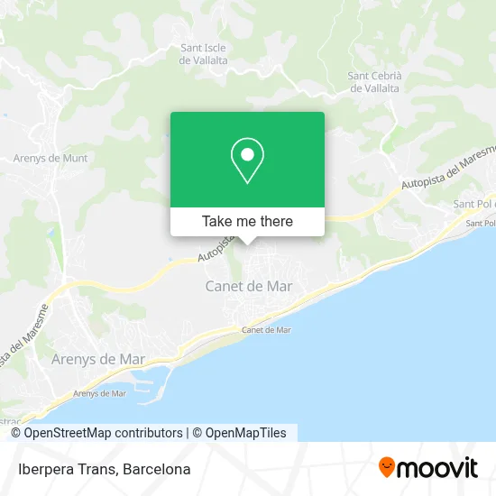 Iberpera Trans map