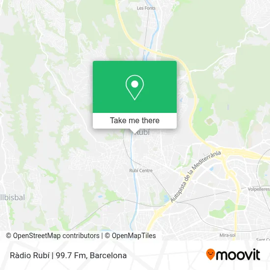 Ràdio Rubí | 99.7 Fm map